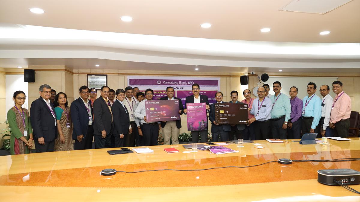 Karnataka Bank launches three variants of savings account under corporate salary category The